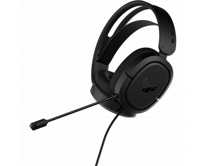 Гарнитура игровая ASUS TUF Gaming H1 7.1, mini-jack/dual 3.5мм, 1.2м/1.2м, чёрний Гарнитура игровая ASUS TUF Gaming H1 7.1, mini-jack/dual 3.5мм, 1.2м/1.2м, чёрний