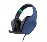 Гарнитура Trust GXT 415 Zirox, 3.5мм, синий
