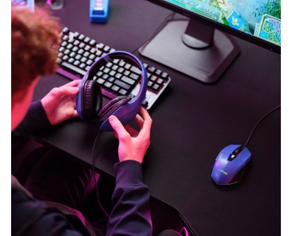 Гарнитура Trust GXT 415 Zirox, 3.5мм, синий Гарнитура Trust GXT 415 Zirox, 3.5мм, синий