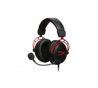 Гарнитура игровая HyperX Cloud Alpha, mini-jack/dual 3.5мм, 1.2м/2м черно-красный