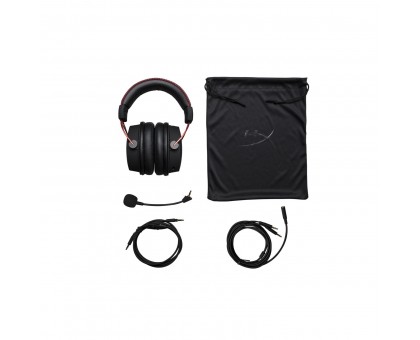 Гарнітура ігрова HyperX Cloud Alpha, mini-jack/dual 3.5мм, 1.2м/2м чорно-червоний Гарнітура ігрова HyperX Cloud Alpha, mini-jack/dual 3.5мм, 1.2м/2м чорно-червоний