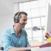 Гарнитура компьютерная стерео On-ear Poly Blackwire 8225-M, USB-A, USB-C, всенаправленный, ANC, Acoustic Fence, Microsoft Teams, черный