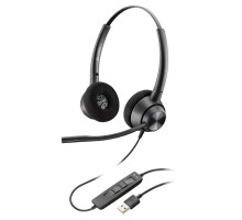 Гарнитура компьютерная стерео On-ear Poly EncorePro 320, USB-A, всенаправленный, черный