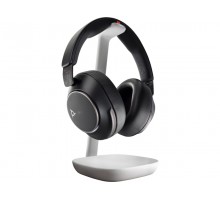 Гарнітура комп'ютерна стерео On-ear Poly Voyager Surround 85-M з підставкою для заряджання, BT 5.3, USB-A, USB-C, 3.5 мм, 10 x Omni-mic, ANC, SoundGuard Digital, Smart sensor, сертифікати Microsoft Teams, Microsoft Teams Open Office, Zoom, fast charge, чо