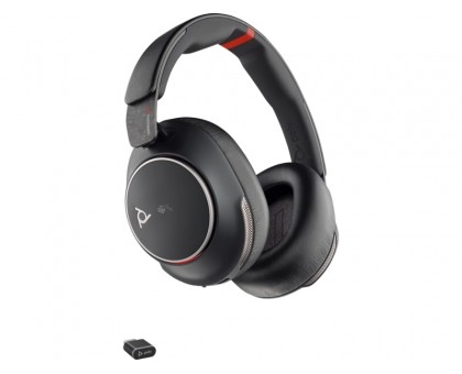 Гарнитура компьютерная стерео On-ear Poly Voyager Surround 85-M с подставкой для подзарядки, BT 5.3, USB-A, USB-C, 3.5 мм, 10 x Omni-mic, ANC, SoundGuard Digital, Smart sensor, сертификаты Microsoft Teams, Microsoft Teams Open Office, Zoom, fast charge, ч Гарнитура компьютерная стерео On-ear Poly Voyager Surround 85-M с подставкой для подзарядки, BT 5.3, USB-A, USB-C, 3.5 мм, 10 x Omni-mic, ANC, SoundGuard Digital, Smart sensor, сертификаты Microsoft Teams, Microsoft Teams Open Office, Zoom, fast charge, ч
