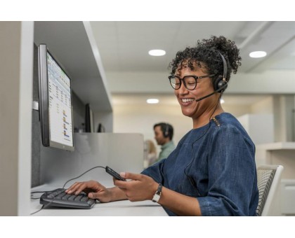 Гарнитура компьютерная моно On-ear Poly EncorePro 510, Quick Disconnect, всенаправленный, чёрный Гарнитура компьютерная моно On-ear Poly EncorePro 510, Quick Disconnect, всенаправленный, чёрный
