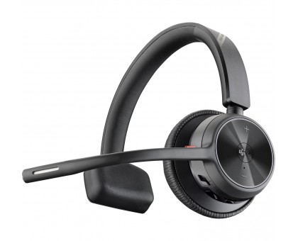 Гарнітура комп'ютерна моно On-ear Poly Voyager 4310-M з адаптером BT700, USB-A, Bluetooth, всеспрямований, Acoustic fence, сертифікат Microsoft Teams, чорний Гарнітура комп'ютерна моно On-ear Poly Voyager 4310-M з адаптером BT700, USB-A, Bluetooth, всеспрямований, Acoustic fence, сертифікат Microsoft Teams, чорний