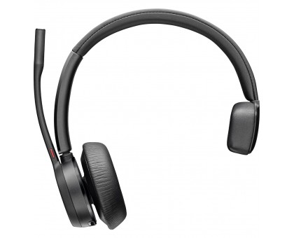Гарнітура комп'ютерна моно On-ear Poly Voyager 4310-M з адаптером BT700, USB-A, Bluetooth, всеспрямований, Acoustic fence, сертифікат Microsoft Teams, чорний Гарнітура комп'ютерна моно On-ear Poly Voyager 4310-M з адаптером BT700, USB-A, Bluetooth, всеспрямований, Acoustic fence, сертифікат Microsoft Teams, чорний