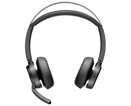 Гарнитура компьютерная стерео On-ear Poly Voyager Focus 2, USB-A, Bluetooth, всенаправленный, ANC, Acoustic fence, черный Гарнитура компьютерная стерео On-ear Poly Voyager Focus 2, USB-A, Bluetooth, всенаправленный, ANC, Acoustic fence, черный