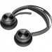 Гарнитура компьютерная стерео On-ear Poly Voyager Focus 2, USB-A, Bluetooth, всенаправленный, ANC, Acoustic fence, черный