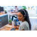 Гарнитура компьютерная стерео On-ear Poly Voyager Focus 2, USB-A, Bluetooth, всенаправленный, ANC, Acoustic fence, черный
