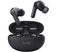 Наушники TWS Trust Yavi Earbuds BT 5.3, ENC, SBC, Mic, Черый