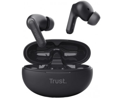 Наушники TWS Trust Yavi Earbuds BT 5.3, ENC, SBC, Mic, Черый Наушники TWS Trust Yavi Earbuds BT 5.3, ENC, SBC, Mic, Черый