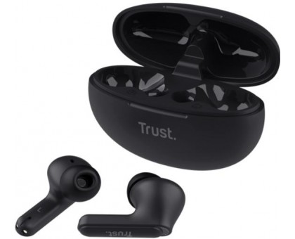 Наушники TWS Trust Yavi Earbuds BT 5.3, ENC, SBC, Mic, Черый Наушники TWS Trust Yavi Earbuds BT 5.3, ENC, SBC, Mic, Черый
