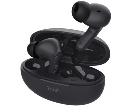 Наушники TWS Trust Yavi Earbuds BT 5.3, ENC, SBC, Mic, Черый Наушники TWS Trust Yavi Earbuds BT 5.3, ENC, SBC, Mic, Черый
