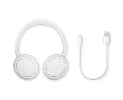 Наушники Over-ear Philips TAH5209 BT 5.3, SBC, Wireless, Mic, Белый Наушники Over-ear Philips TAH5209 BT 5.3, SBC, Wireless, Mic, Белый