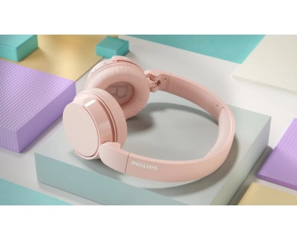 Наушники On-ear Philips TAH4209 BT 5.3, Wireless, Mic, Розовый Наушники On-ear Philips TAH4209 BT 5.3, Wireless, Mic, Розовый