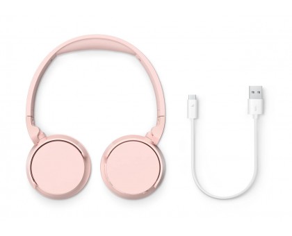 Наушники On-ear Philips TAH4209 BT 5.3, Wireless, Mic, Розовый Наушники On-ear Philips TAH4209 BT 5.3, Wireless, Mic, Розовый
