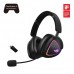 Гарнитура игровая ASUS ROG Delta II, 3.5мм/BT/WL, RGB, 2м, чёрный