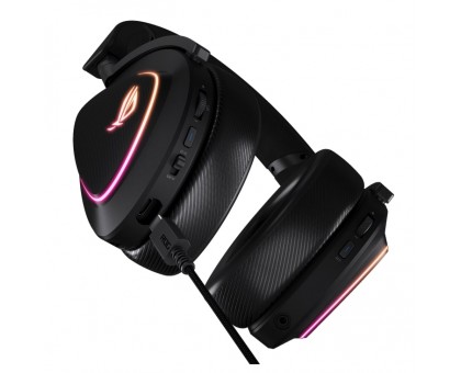 Гарнитура игровая ASUS ROG Delta II, 3.5мм/BT/WL, RGB, 2м, чёрный Гарнитура игровая ASUS ROG Delta II, 3.5мм/BT/WL, RGB, 2м, чёрный