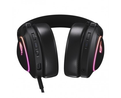 Гарнитура игровая ASUS ROG Delta II, 3.5мм/BT/WL, RGB, 2м, чёрный Гарнитура игровая ASUS ROG Delta II, 3.5мм/BT/WL, RGB, 2м, чёрный
