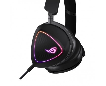 Гарнитура игровая ASUS ROG Delta II, 3.5мм/BT/WL, RGB, 2м, чёрный Гарнитура игровая ASUS ROG Delta II, 3.5мм/BT/WL, RGB, 2м, чёрный