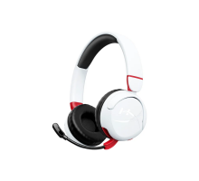 Гарнітура ігрова HyperX Cloud Mini, mini-jack/BT, 1.2м, білий-червоний