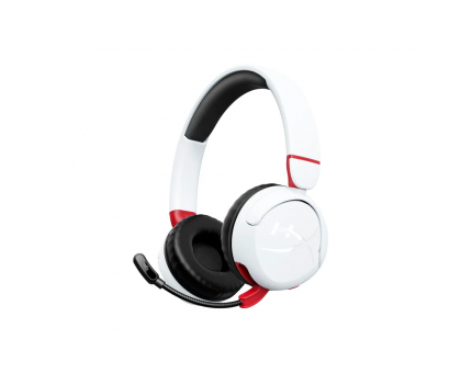 Гарнитура игровая HyperX Cloud Mini, mini-jack/BT, 1.2м, белый-красный Гарнитура игровая HyperX Cloud Mini, mini-jack/BT, 1.2м, белый-красный