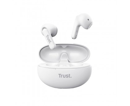 Навушники TWS Trust Yavi Earphones BT 5.3, ENC, SBC, Mic, Білий Навушники TWS Trust Yavi Earphones BT 5.3, ENC, SBC, Mic, Білий