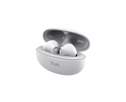 Навушники TWS Trust Yavi Earphones BT 5.3, ENC, SBC, Mic, Білий Навушники TWS Trust Yavi Earphones BT 5.3, ENC, SBC, Mic, Білий