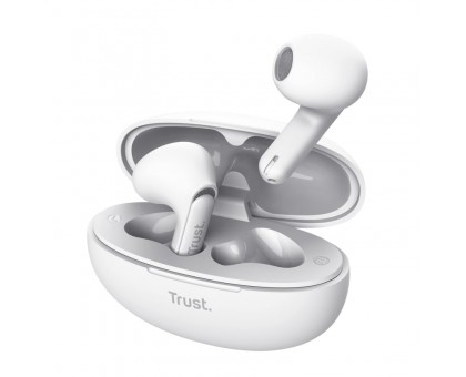 Навушники TWS Trust Yavi Earphones BT 5.3, ENC, SBC, Mic, Білий Навушники TWS Trust Yavi Earphones BT 5.3, ENC, SBC, Mic, Білий