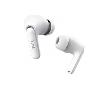 Наушники TWS Trust Yavi Earbuds BT 5.3, ENC, SBC, Mic, Белый Наушники TWS Trust Yavi Earbuds BT 5.3, ENC, SBC, Mic, Белый