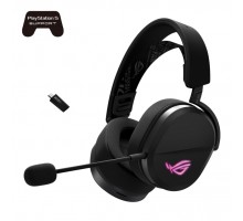 Гарнітура ігрова ASUS ROG Pelta, USB-A/BT/WL, RGB, 1.8м, чорний