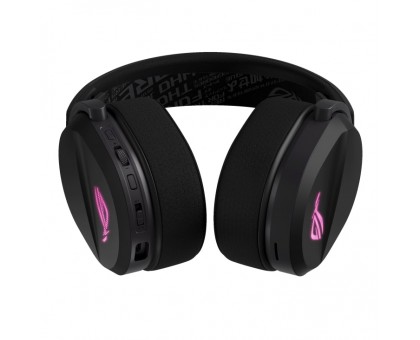 Гарнитура игровая ASUS ROG Pelta, USB-A/BT/WL, RGB, 1.8м, чёрный Гарнитура игровая ASUS ROG Pelta, USB-A/BT/WL, RGB, 1.8м, чёрный
