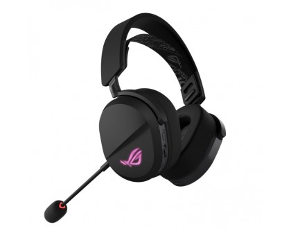 Гарнитура игровая ASUS ROG Pelta, USB-A/BT/WL, RGB, 1.8м, чёрный Гарнитура игровая ASUS ROG Pelta, USB-A/BT/WL, RGB, 1.8м, чёрный