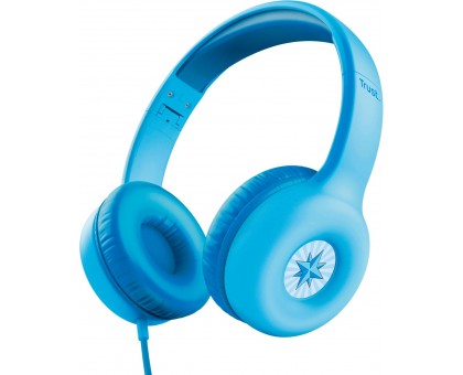 Наушники Trust Nouna Headphones mini-jack, Mic, Синий Наушники Trust Nouna Headphones mini-jack, Mic, Синий
