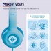 Наушники Trust Nouna Headphones mini-jack, Mic, Синий
