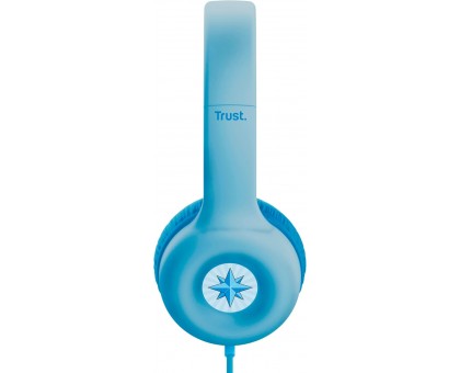 Наушники Trust Nouna Headphones mini-jack, Mic, Синий Наушники Trust Nouna Headphones mini-jack, Mic, Синий