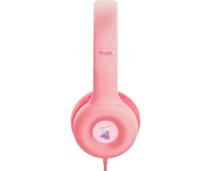Наушники Trust Nouna Headphones mini-jack, Mic, Розовый Наушники Trust Nouna Headphones mini-jack, Mic, Розовый