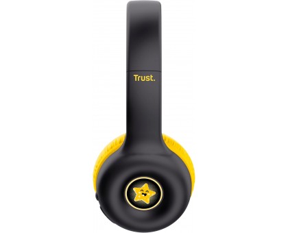 Навушники On-ear Trust Nouna Kids, Wireless, Mic, Чорний Навушники On-ear Trust Nouna Kids, Wireless, Mic, Чорний