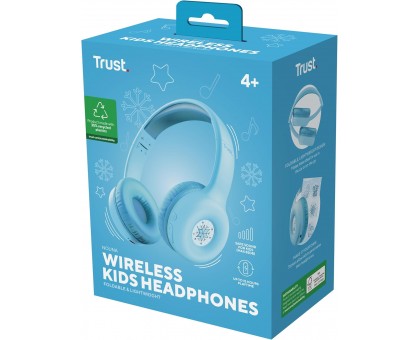 Наушники On-ear Trust Nouna Kids, Wireless, Mic, Синий Наушники On-ear Trust Nouna Kids, Wireless, Mic, Синий