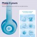 Наушники On-ear Trust Nouna Kids, Wireless, Mic, Синий