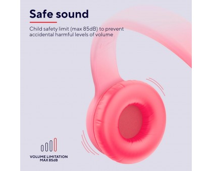 Наушники On-ear Trust Nouna Kids, Wireless, Mic, Розовый Наушники On-ear Trust Nouna Kids, Wireless, Mic, Розовый