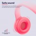 Наушники On-ear Trust Nouna Kids, Wireless, Mic, Розовый