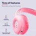Наушники On-ear Trust Nouna Kids, Wireless, Mic, Розовый