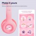 Наушники On-ear Trust Nouna Kids, Wireless, Mic, Розовый