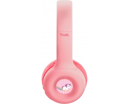 Наушники On-ear Trust Nouna Kids, Wireless, Mic, Розовый Наушники On-ear Trust Nouna Kids, Wireless, Mic, Розовый