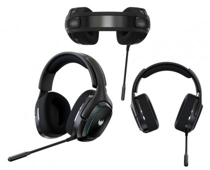 Гарнитура игровая Acer Predator Galea 550 PHR235, WL/BT, черный Гарнитура игровая Acer Predator Galea 550 PHR235, WL/BT, черный