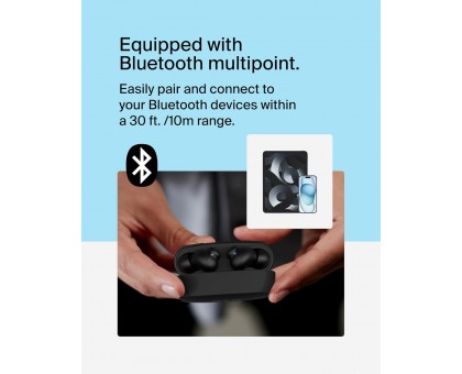 Наушники TWS Belkin Soundform Rhythm True Wireless, черный Наушники TWS Belkin Soundform Rhythm True Wireless, черный