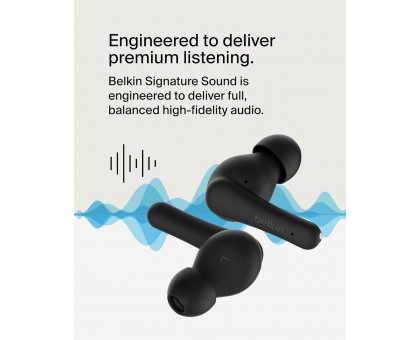Наушники TWS Belkin Soundform Rhythm True Wireless, черный Наушники TWS Belkin Soundform Rhythm True Wireless, черный